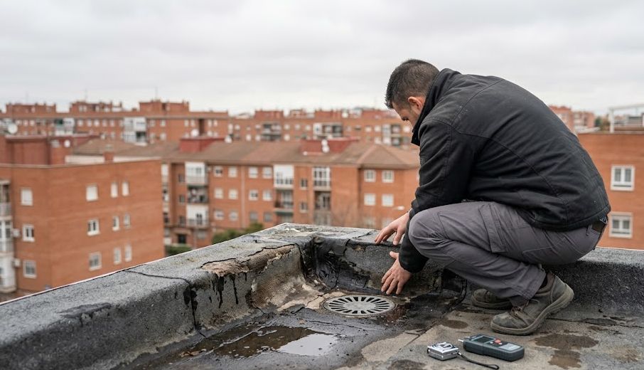 impermeabilización de cubiertas en Móstoles